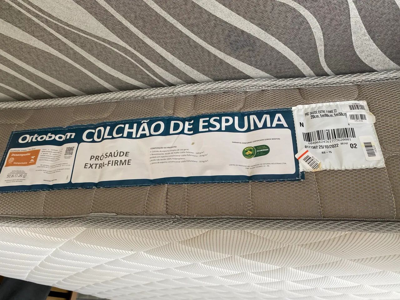 Cama colchão cabeceira Quenn Seminovos  - Foto 3