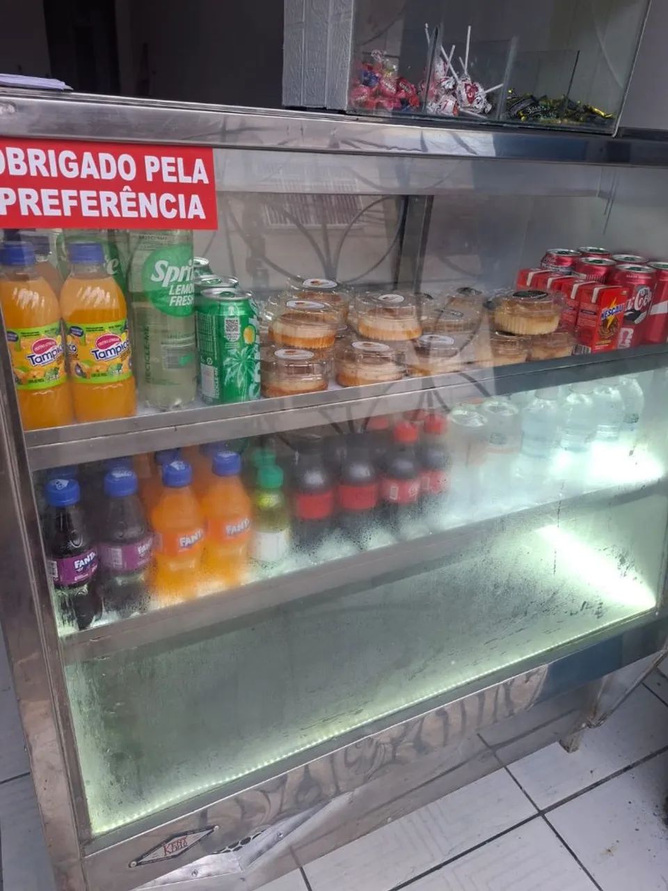 Vitrine expositor gelado