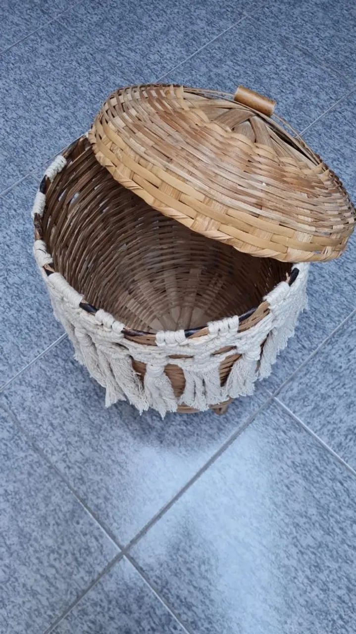 Cesto de palha  - Foto 2