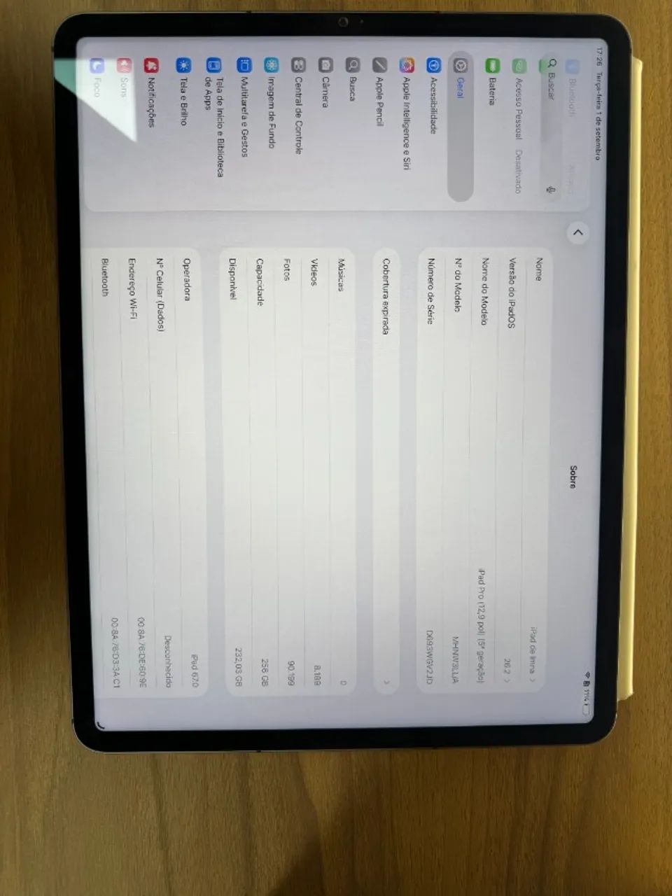 iPad Pro 12,9 5ª Geração M1 256GB Cellular + Capa Teclado - Foto 2