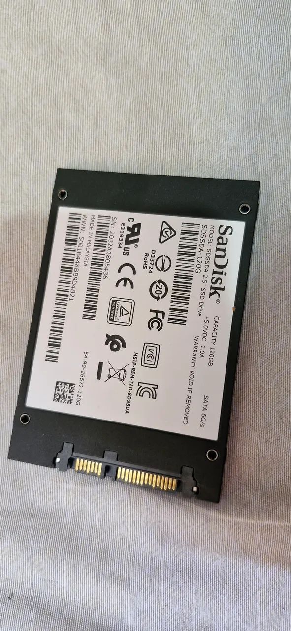 SSD - SanDisk 120gb - Foto 2
