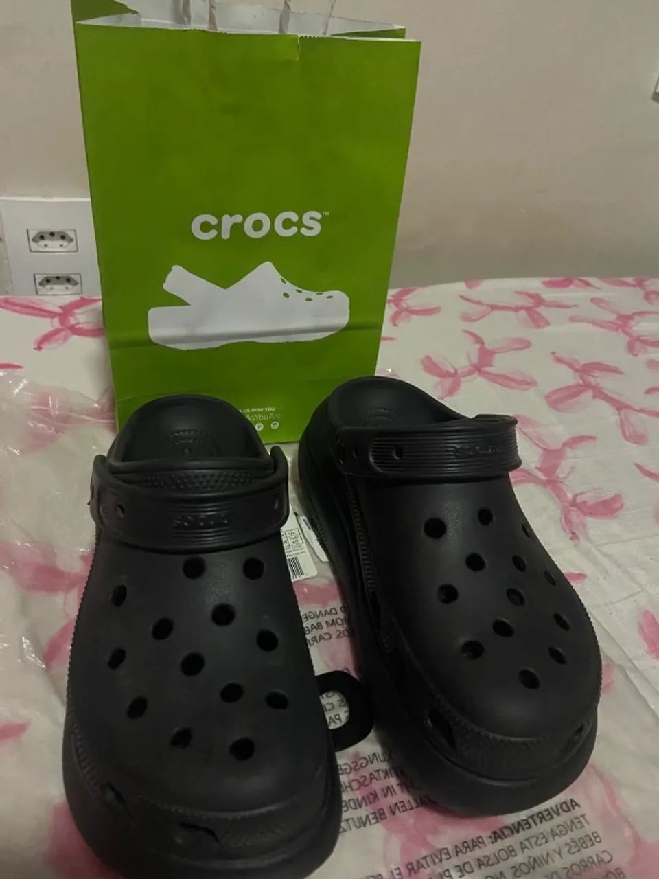 Crocs original plataforma preto - Foto 5