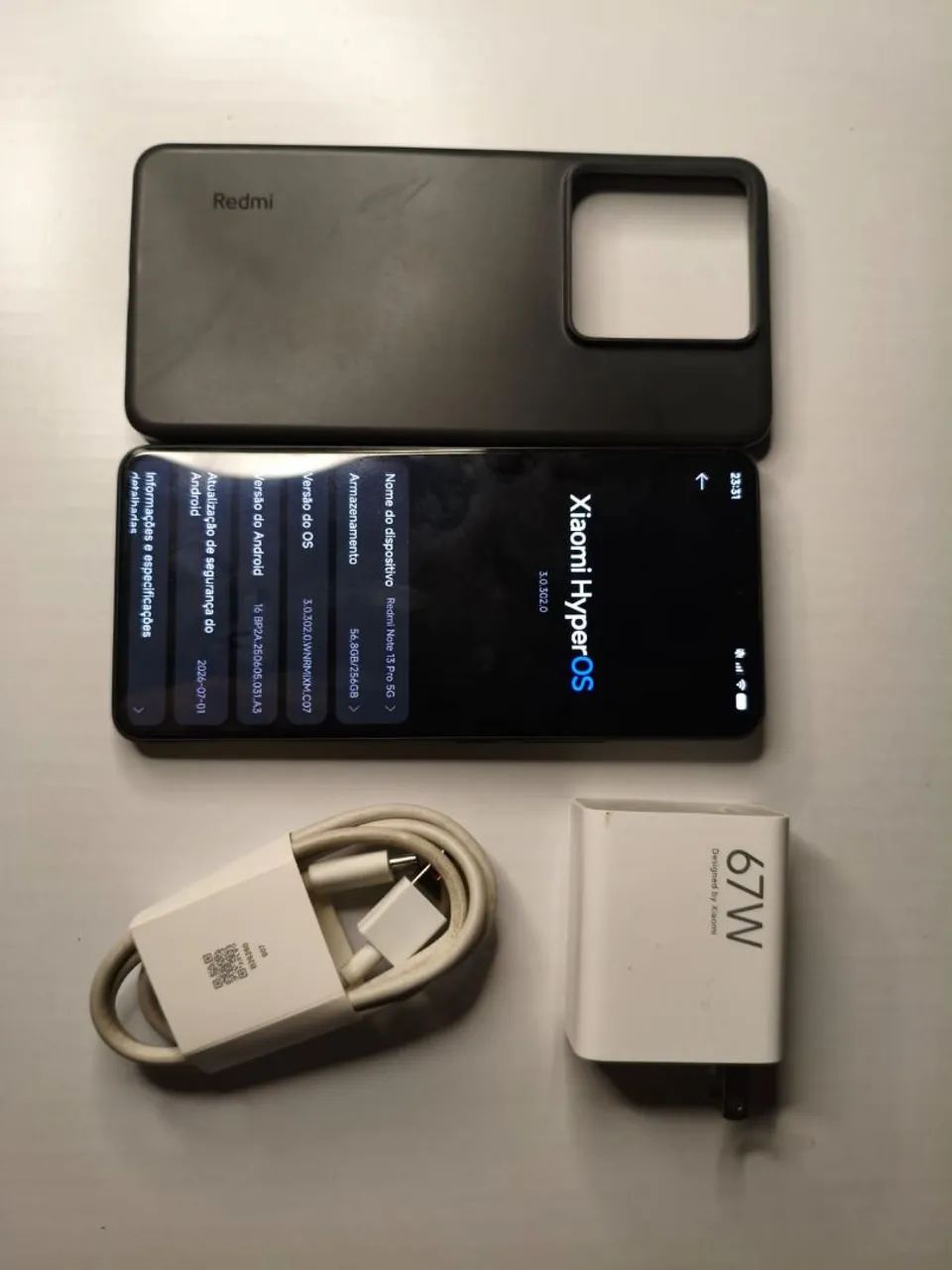 Redmi Note 13 pro 5G - 256 gb - Preto - Foto 3