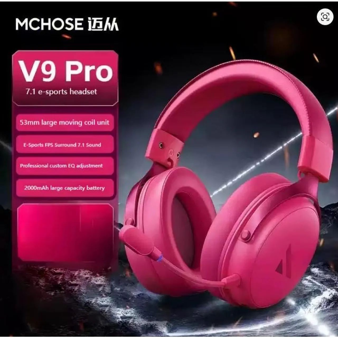 Headset Sem Fio Mchose V9 Pro 