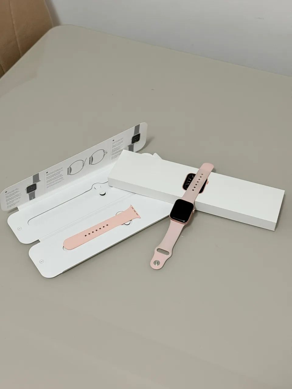Relógio Apple Watch série 6 original rosa  - Foto 4