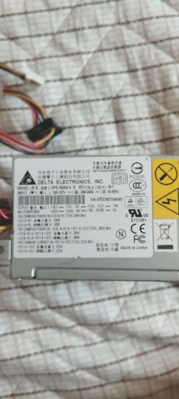 Fonte miniATX Delta eletronics  - Foto 3