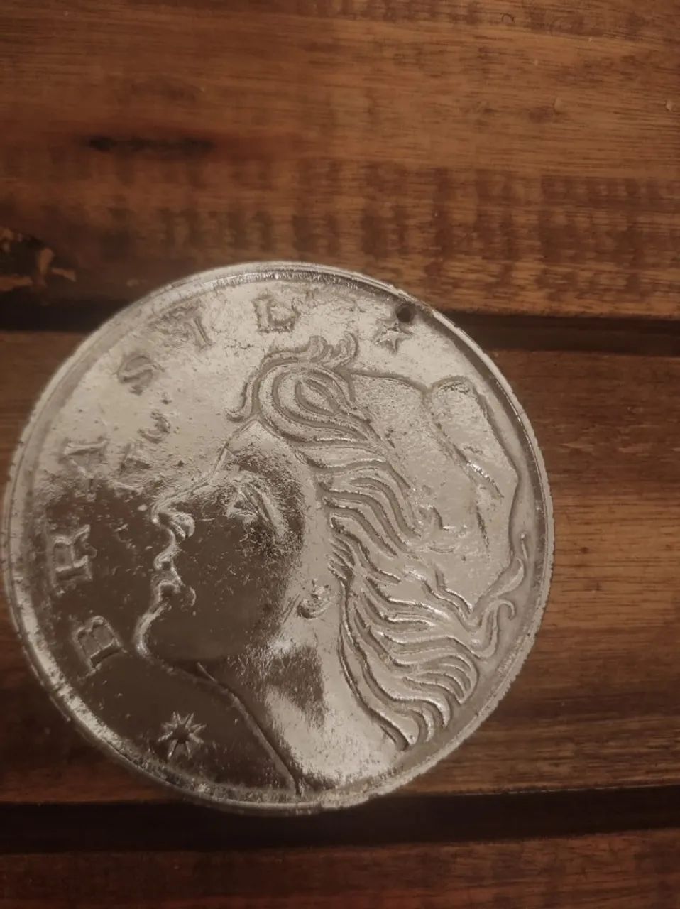 Chaveiro ITU moeda 50 centavos 