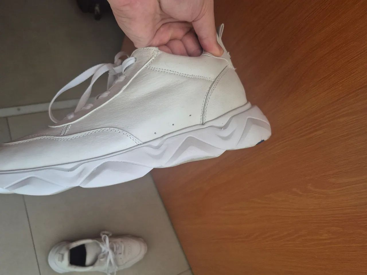 Tênis forze eleva +9cm branco - Foto 3