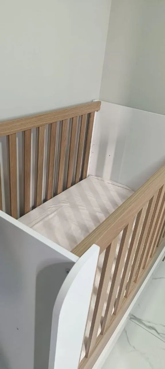 Berço e colchão infantil  - Foto 2