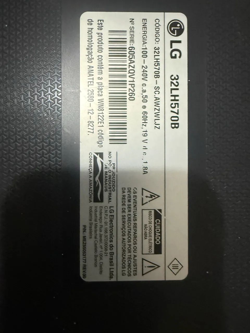 TV LG 32 polegadas - Peças  - Foto 2