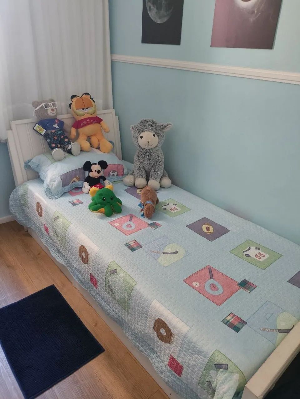 Cama Infantil com auxiliar 