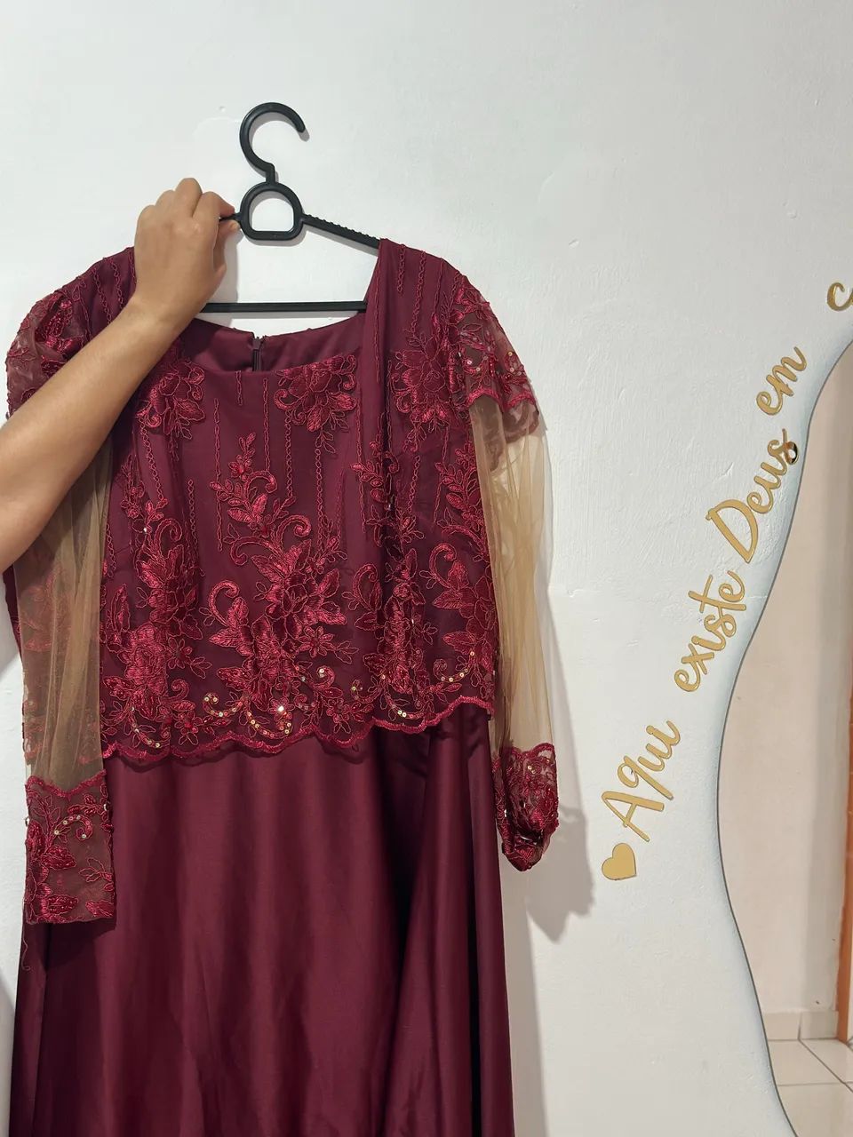 Vestido de madrinha de casamento plusize.