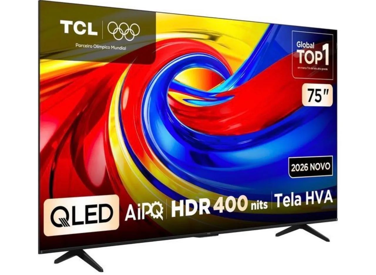 TV TCL QLED 75 polegadas Novo lacrada  - Foto 2