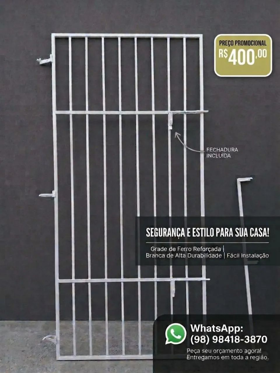 GRADE PARA PORTA 