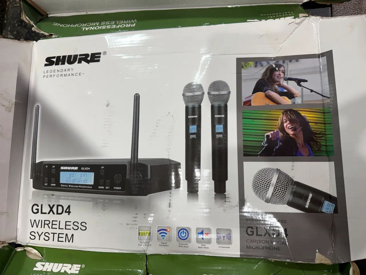 Microfone sem fio shure GLXD4 - Foto 2