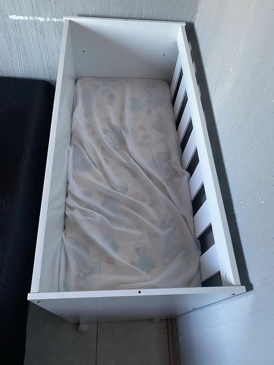 VENDO MINI BERÇO COM COLCHÃO  - Foto 2