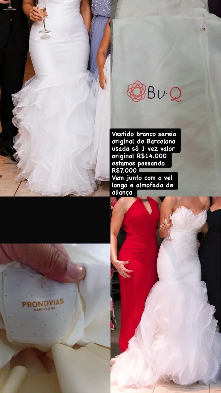 Vestido branco Sereia  - Foto 4