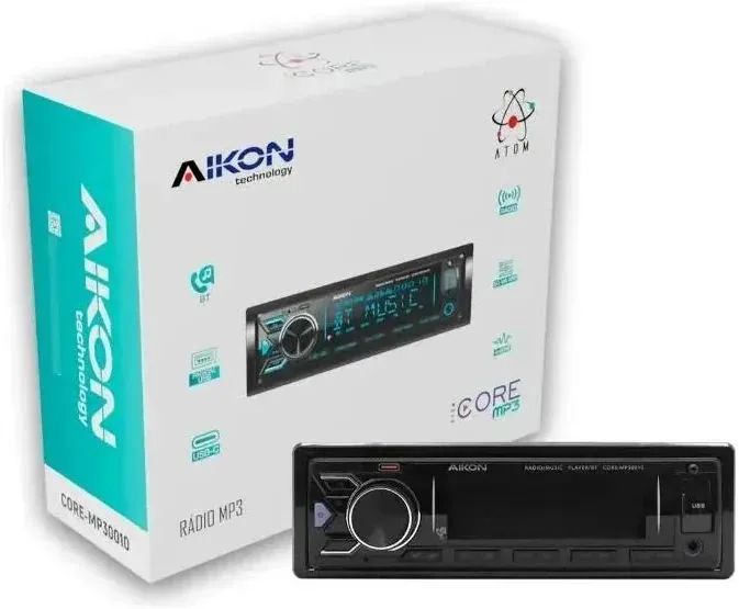 Rádio Aikon com bluetooth, usb e entrada tipo C - Foto 4