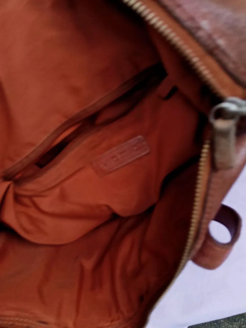 Bolsa de couro legítimo grande  - Foto 4