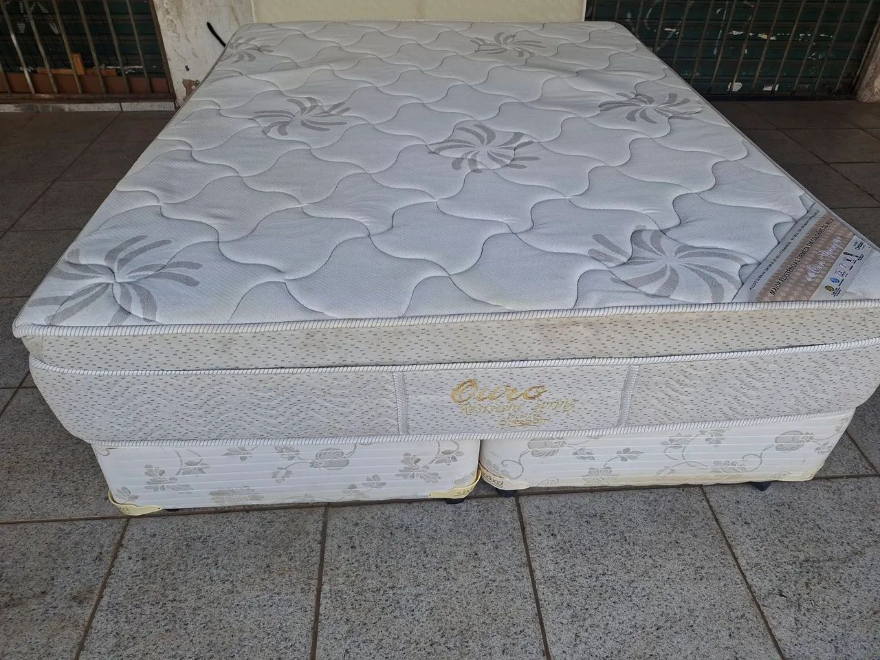 Cama box Queen size colchão probel molas ensacadas bambu  - Foto 3