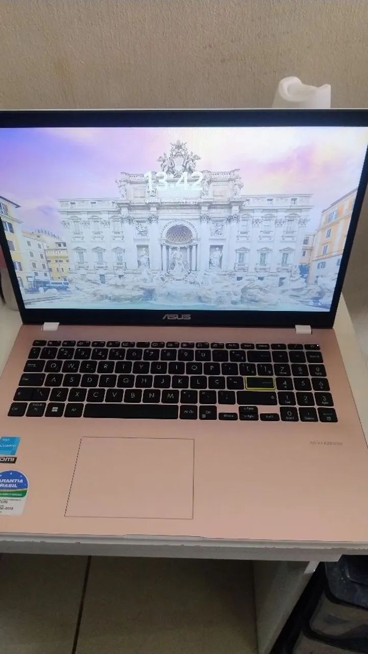 Notebook ASUS Vivobook Go 15 | Celeron | 4GB RAM | 128GB | Rosa