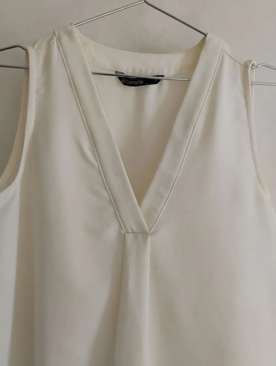 Camisa Tam P, off white - Foto 2