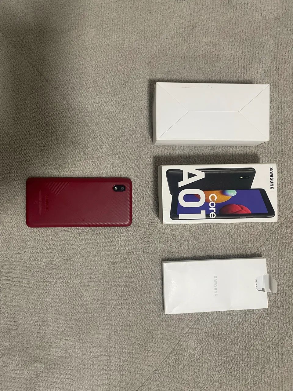  Samsung Galaxy A01 Core Vermelho - Com Caixa e Acessórios - Perfeito Estado R$230  - Foto 4