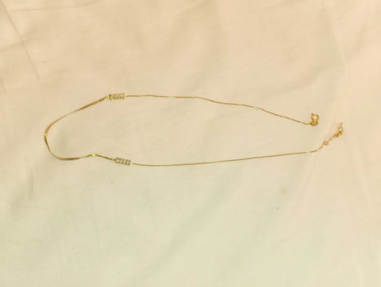 Colar banhado a ouro semi-novo rarha  - Foto 3