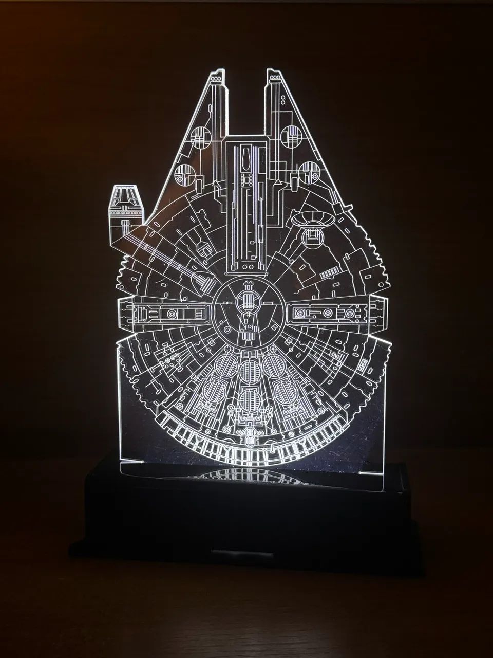 STAR WARS luminária abajur 