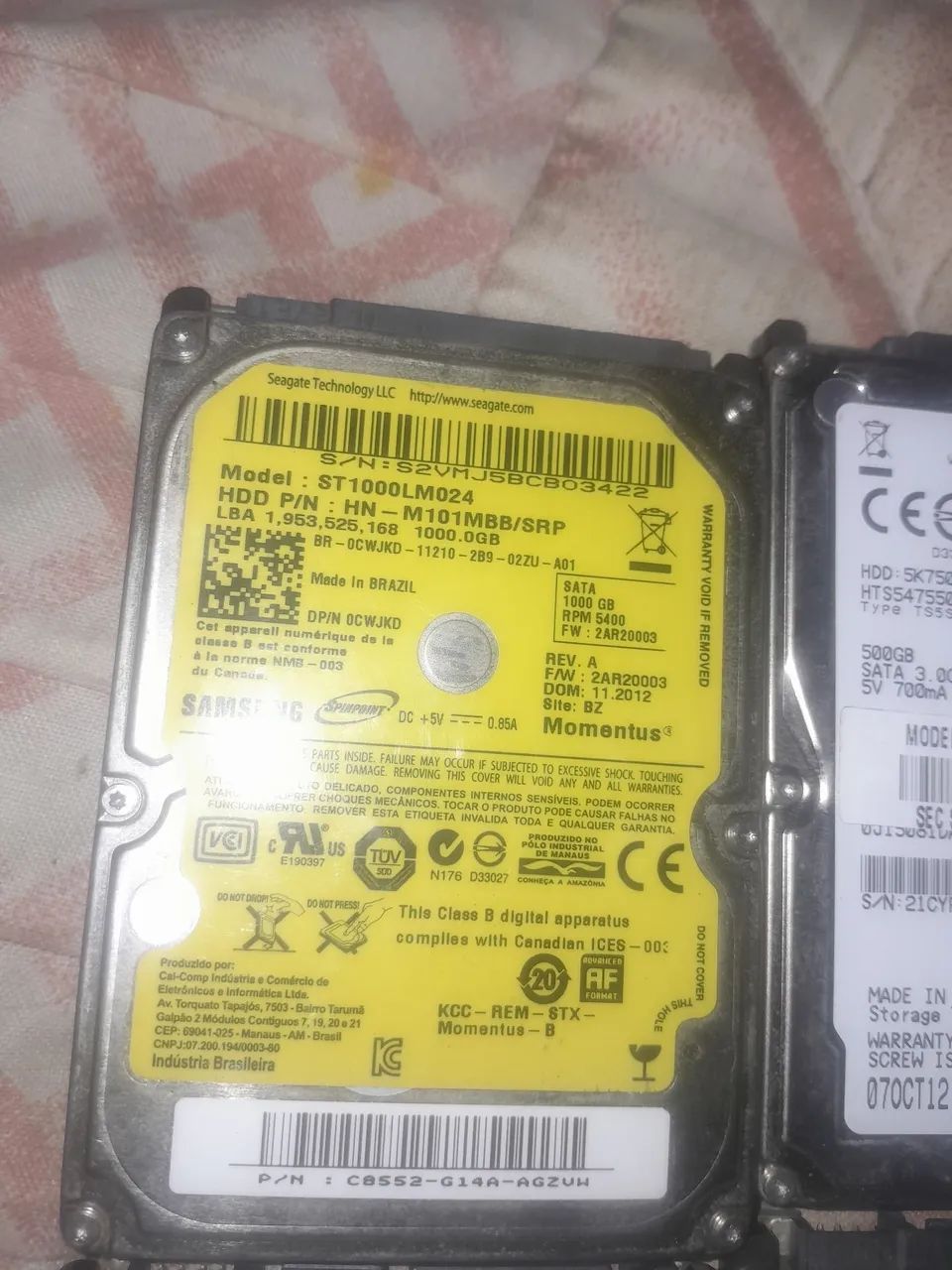 Lote de HDs de notebook com defeito  - Foto 4
