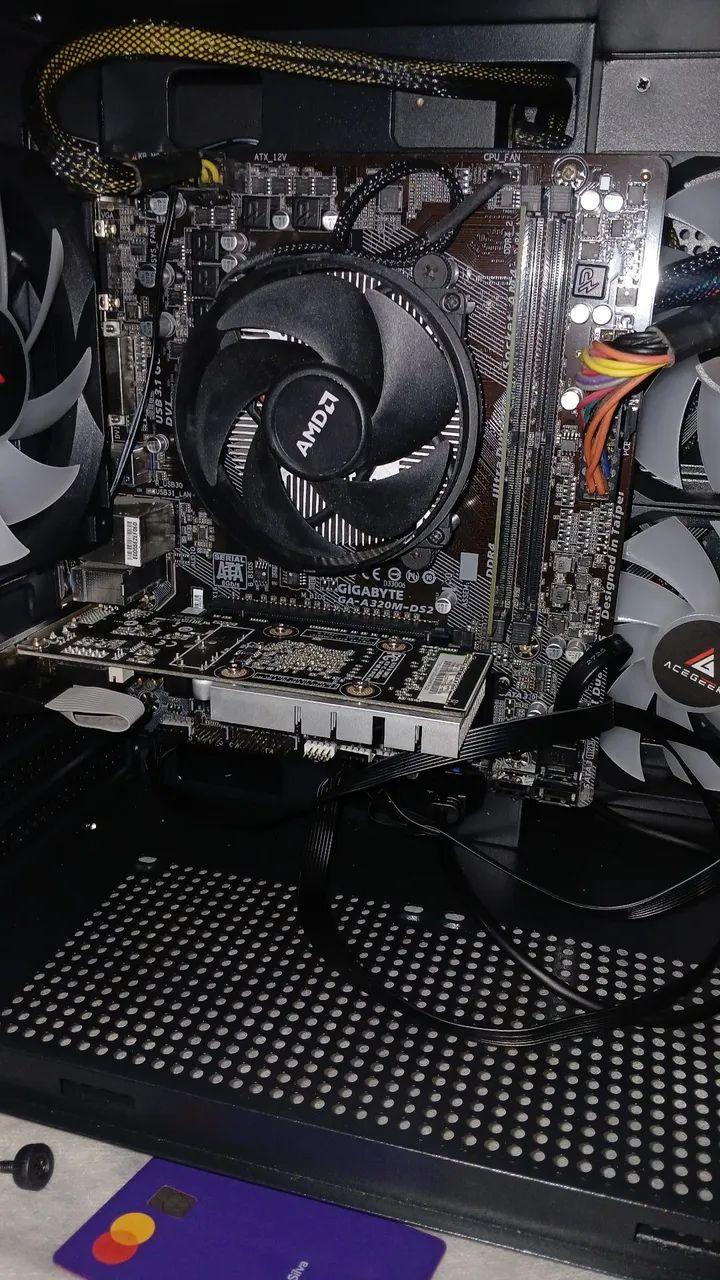 Pc ryzen 5 1400 troco em iphone ou violão + valor - Foto 3