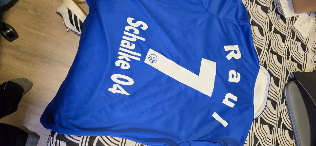 FUTEBOL ALEMÃO Camisa rara do SCHALKE 04 Alemã do RAUL craque - Foto 4