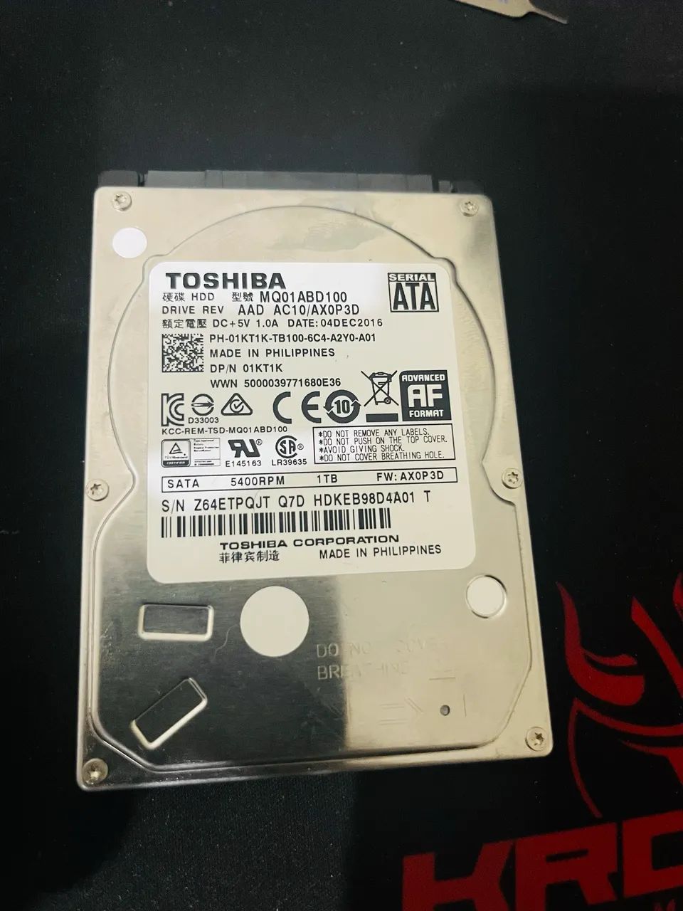 Vende-se um HD de um terá