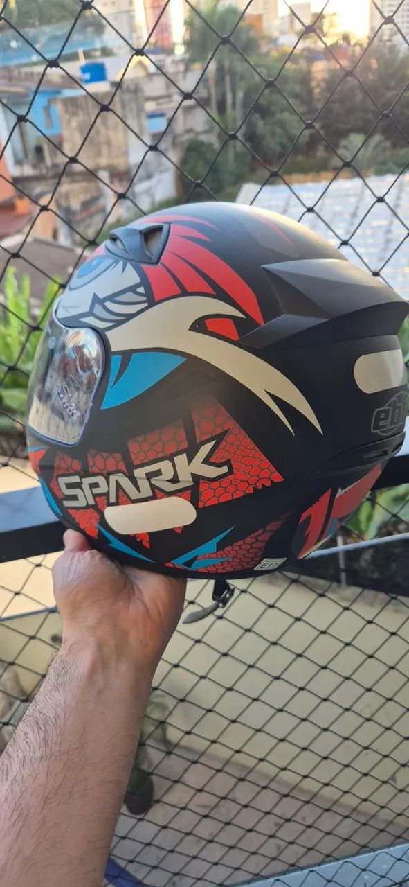 Capacete fechado EBF Spark Dragon - Foto 2