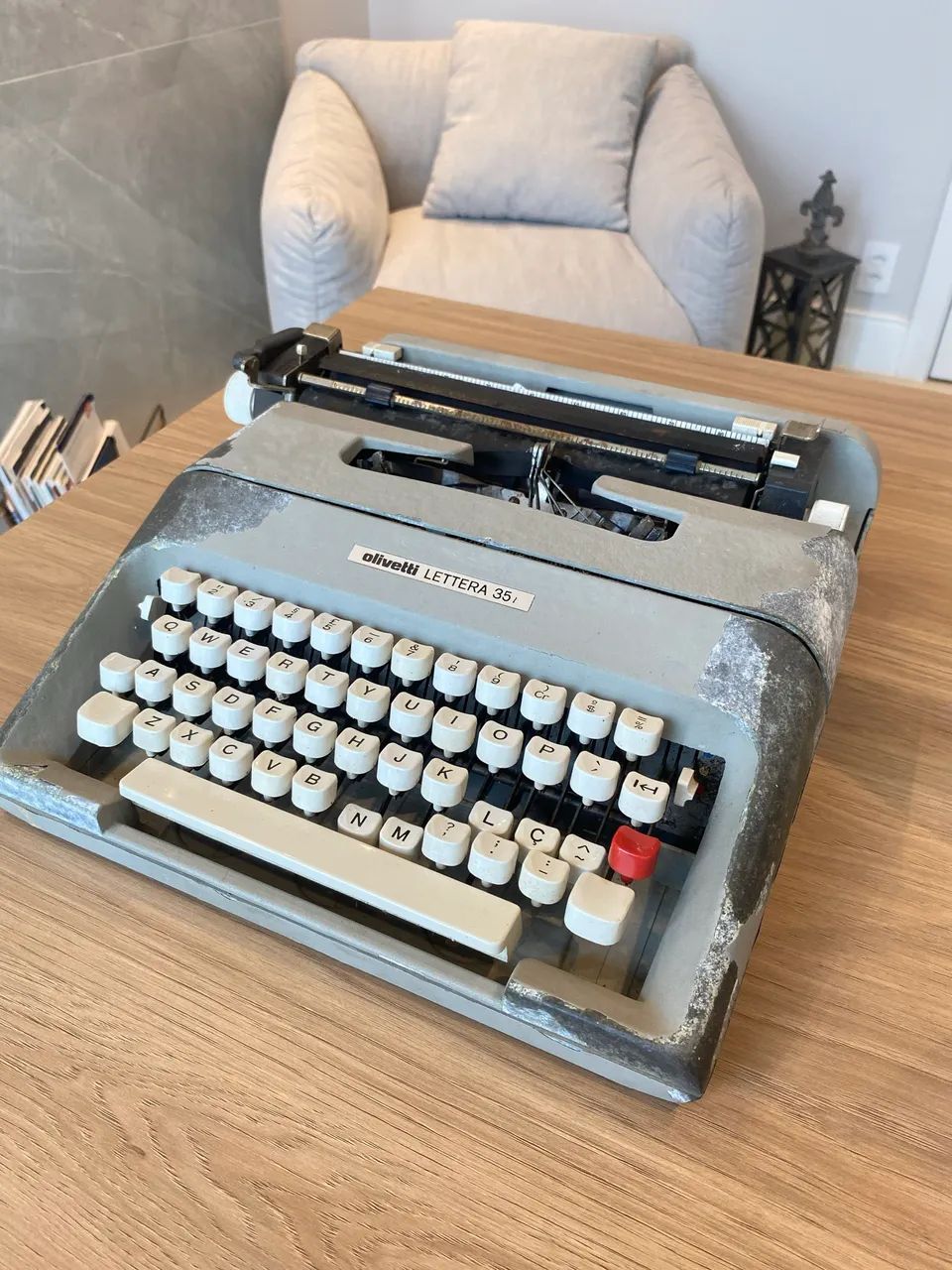 Máquina de escrever Olivetti lettera 35 - Foto 2
