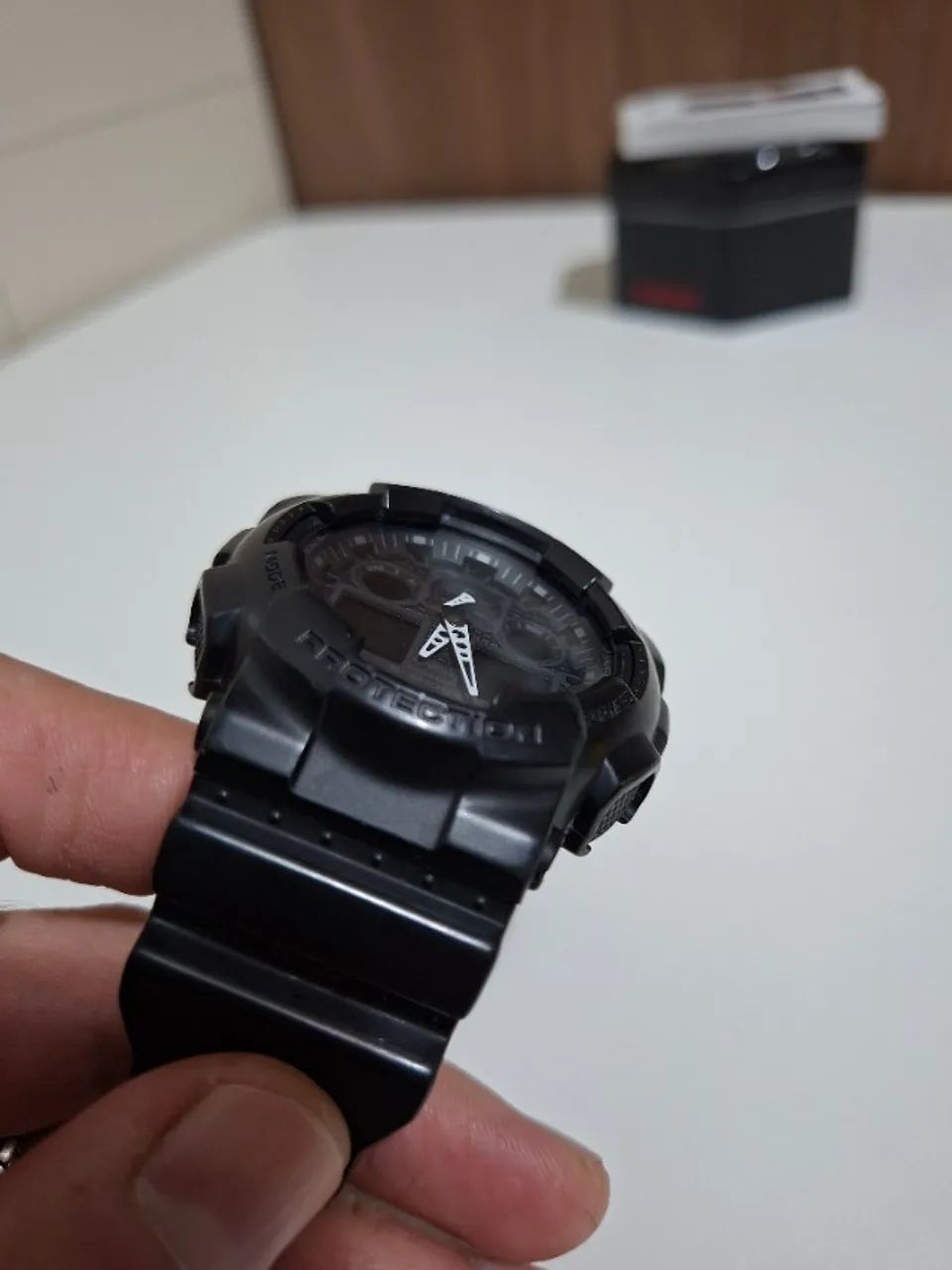 Relógio Casio G-Shock GA-100 Preto - Original - Excelente Estado - Foto 4