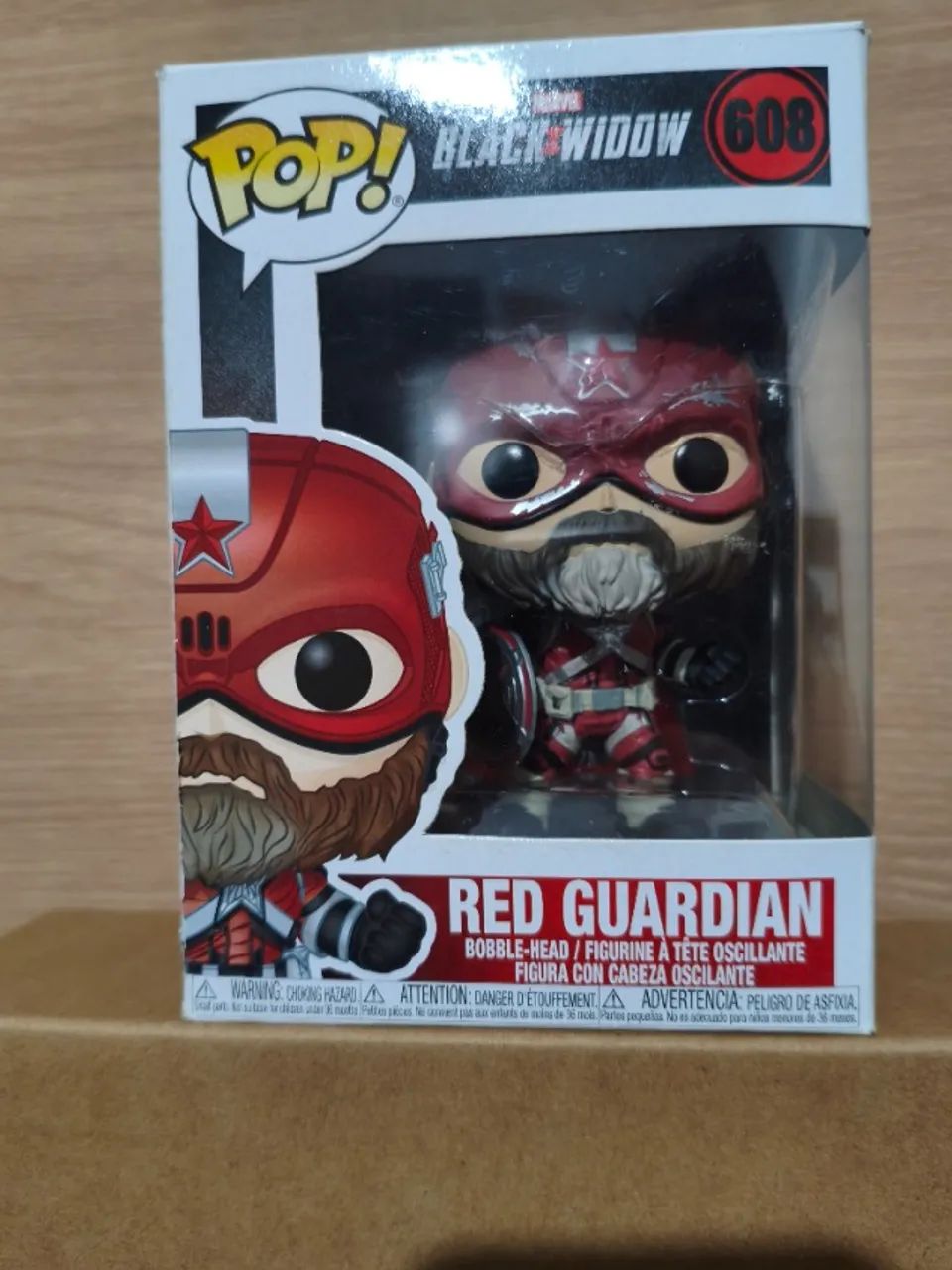 Funko Pop! Marvel Black Widow - Red Guardian #608 (Com Caixa)
