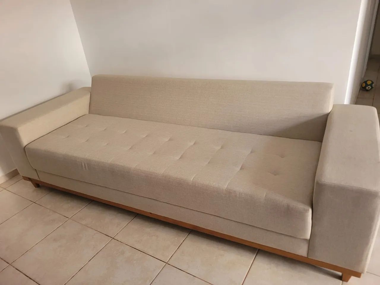 Sofá living linho berge - Foto 2