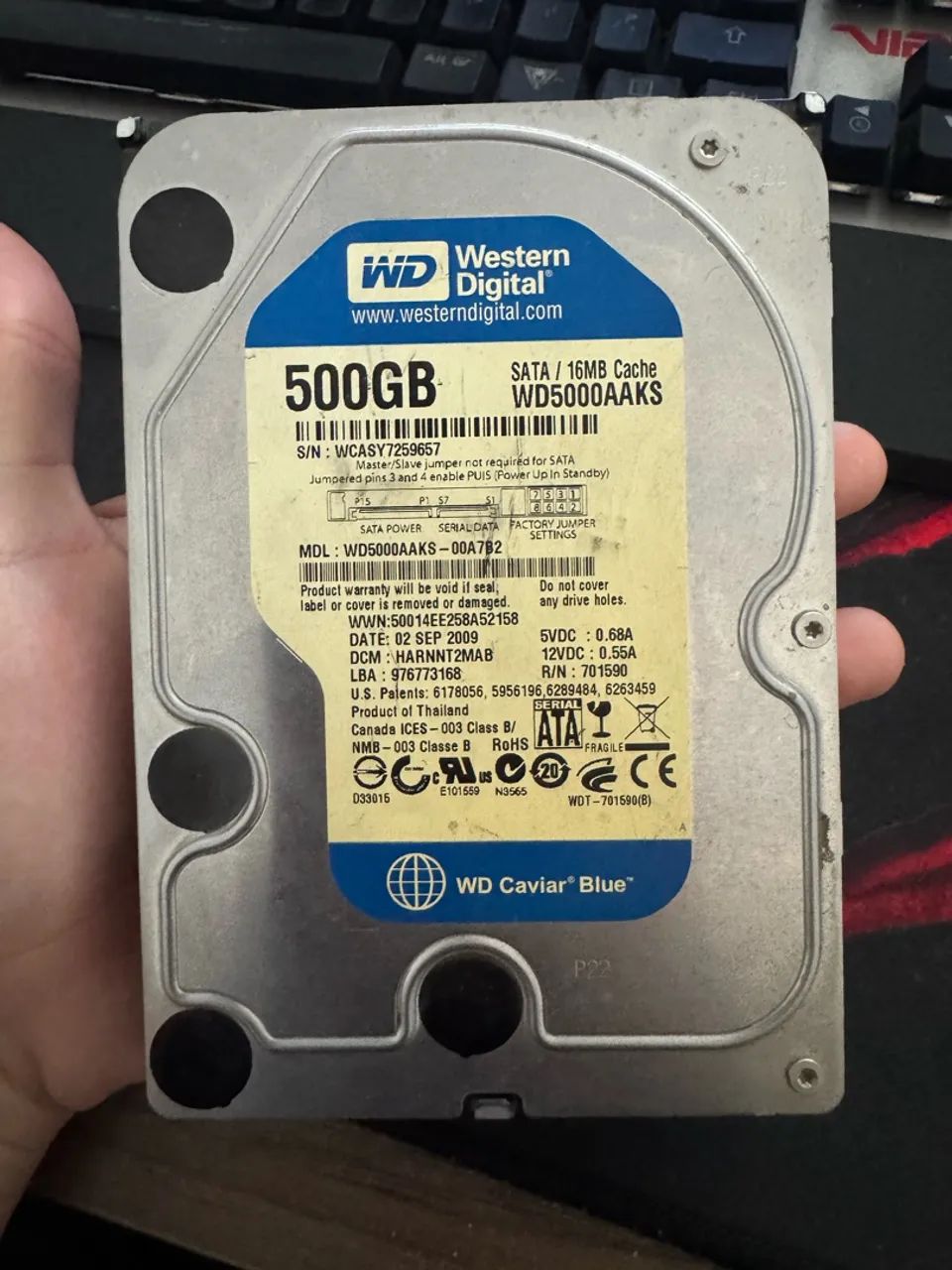 HD 500GB WD Blue 3.5?