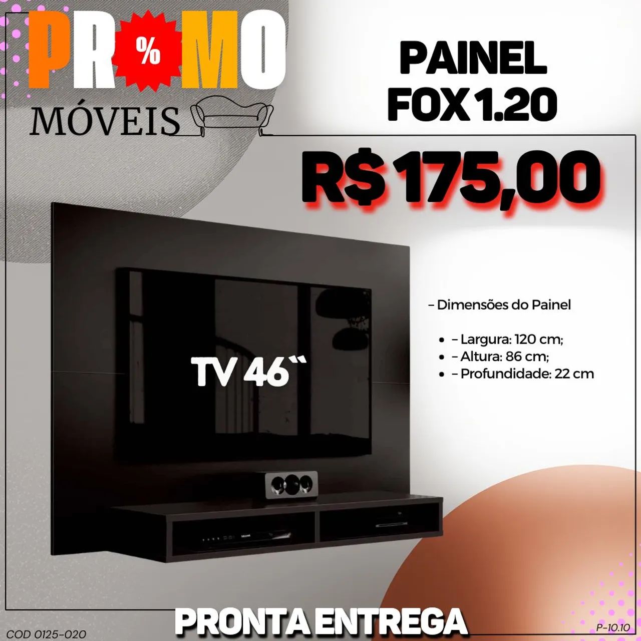 Painel para TV - ENTREGA IMEDIATA - Foto 3