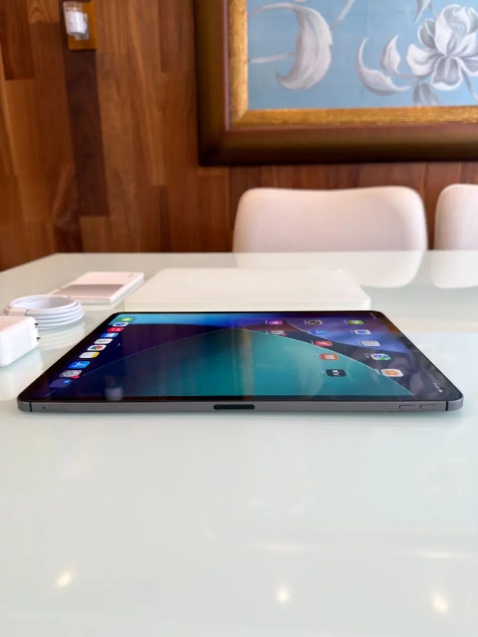 iPad Pro 12.9 M1 128GB Wi-Fi + Cellular 5G Seminovo - Tablets e E
