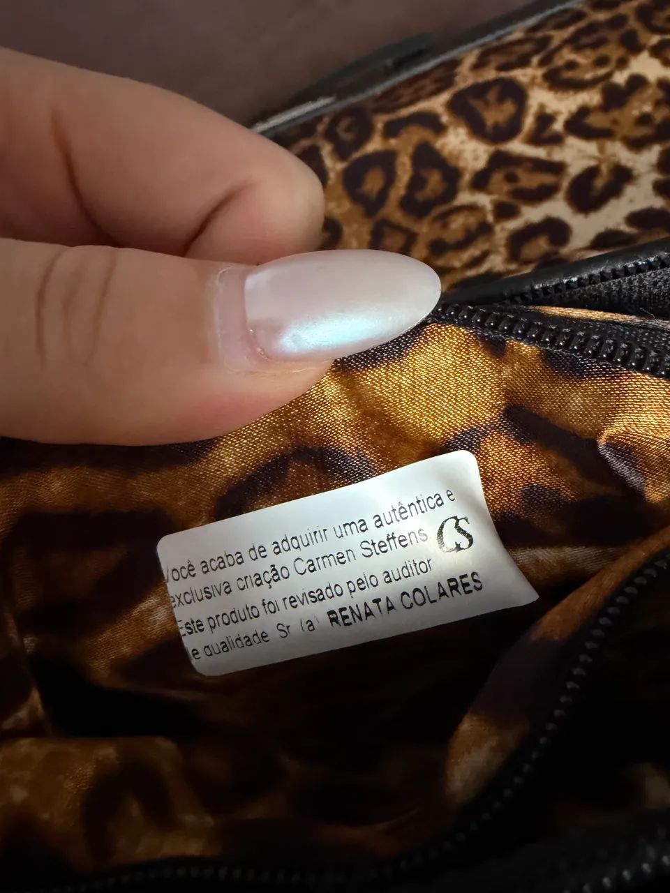 Bolsa Carmen Steffens em couro legítimo  - Foto 3