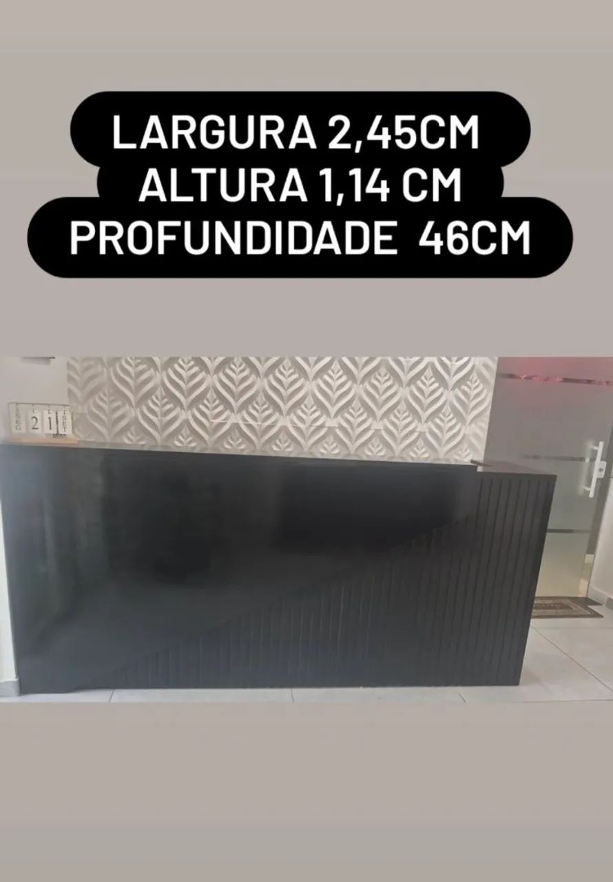 Balcão  de recepção 