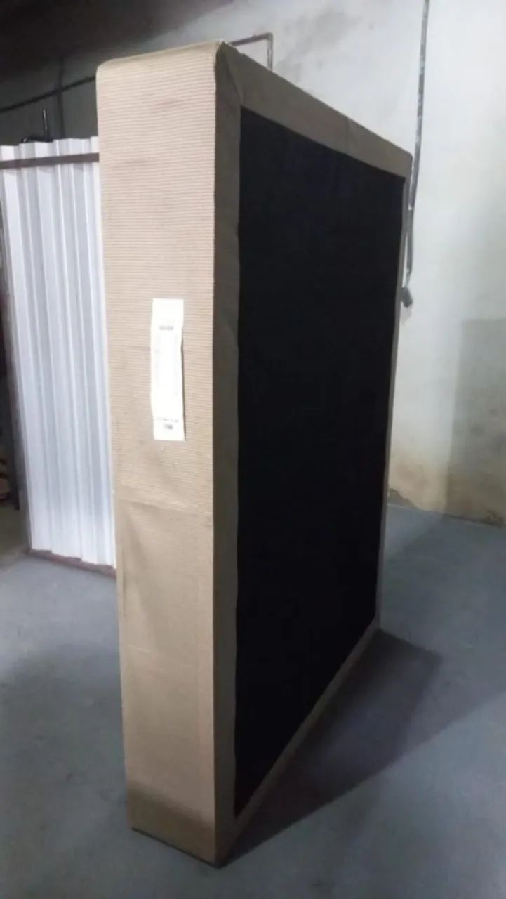 Cama box casal com colchão 