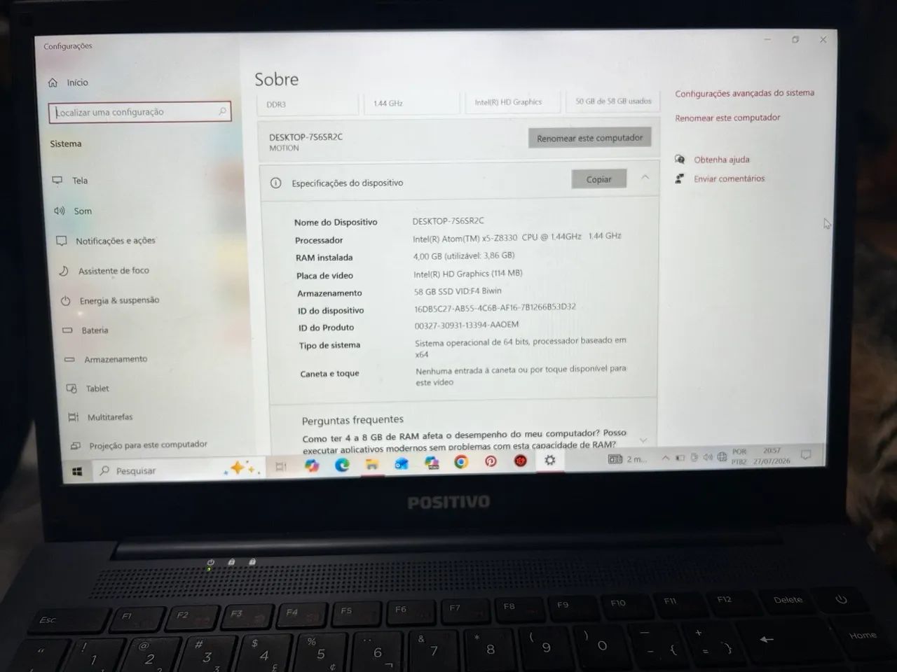 Notebook Positivo Motion - Foto 3