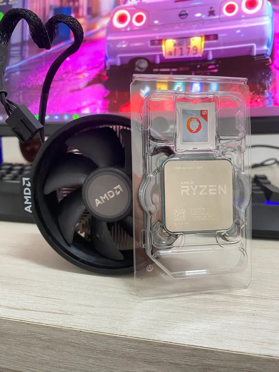 Processador Ryzen 5 1600 + pasta térmica 