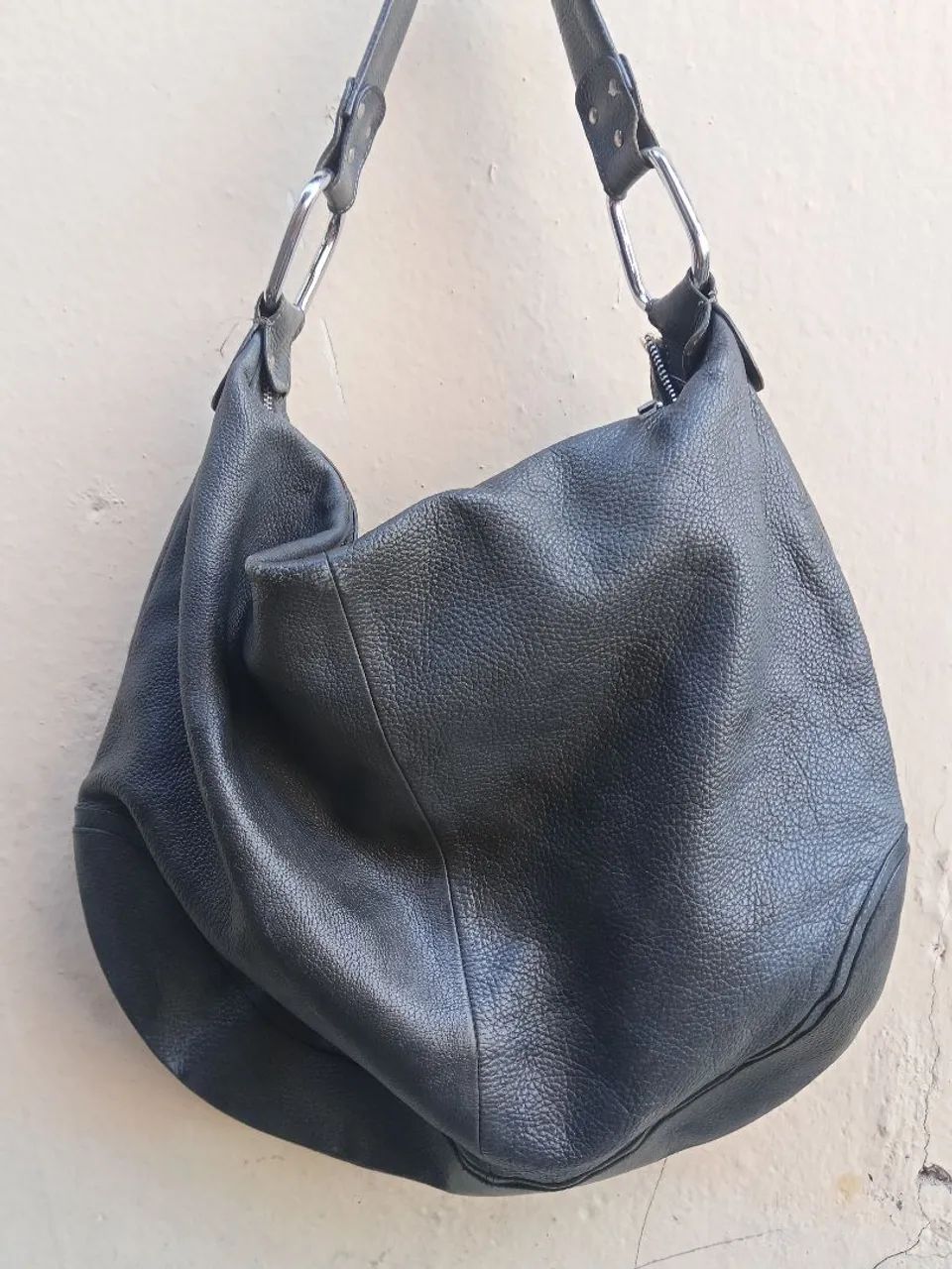 Bolsa de couro legítimo tamanho 40 x 40 - Foto 4