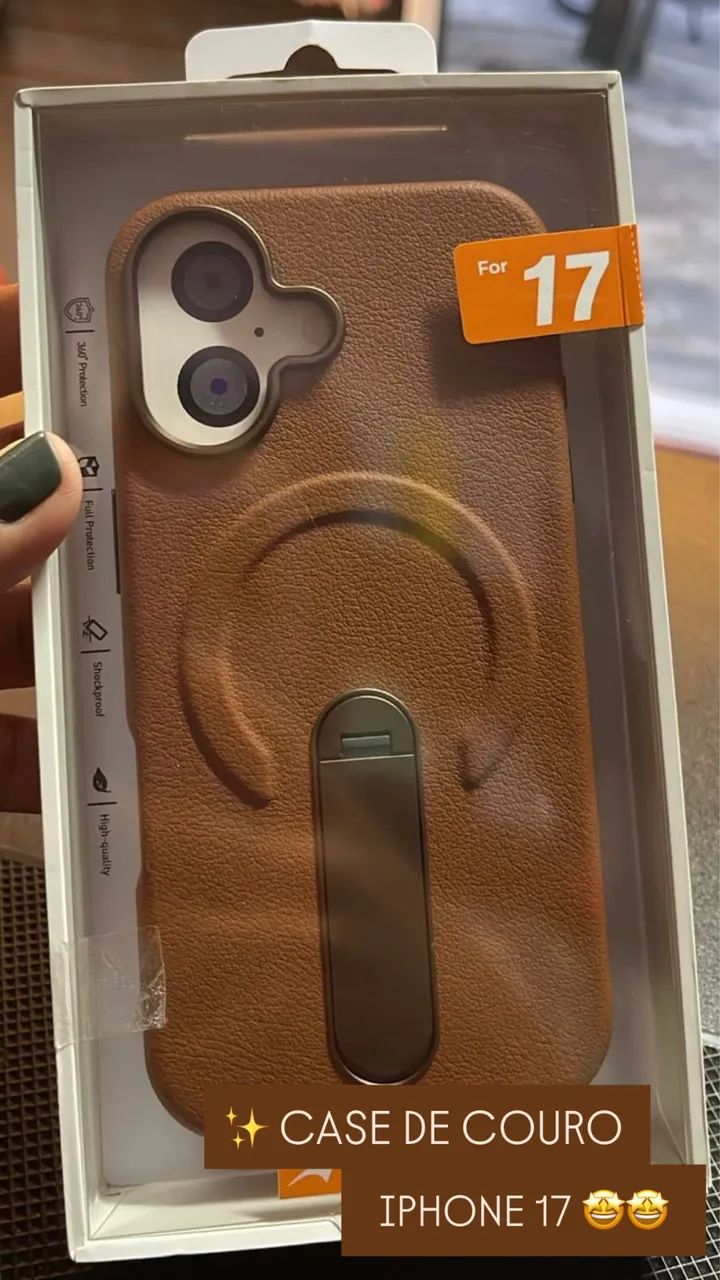 Cases De Couro para iPhone 17 Normal 