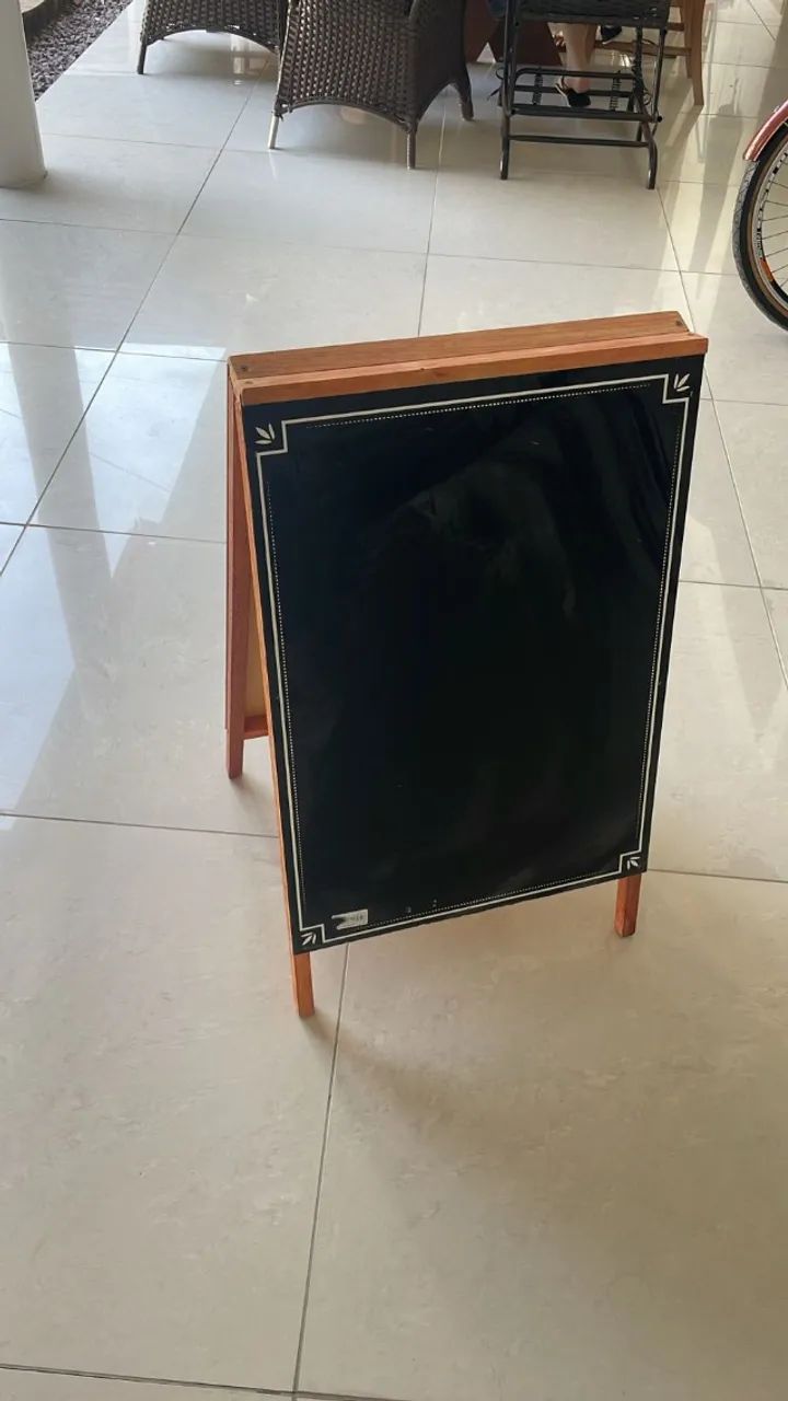 Quadro cavalete de madeira - Foto 2