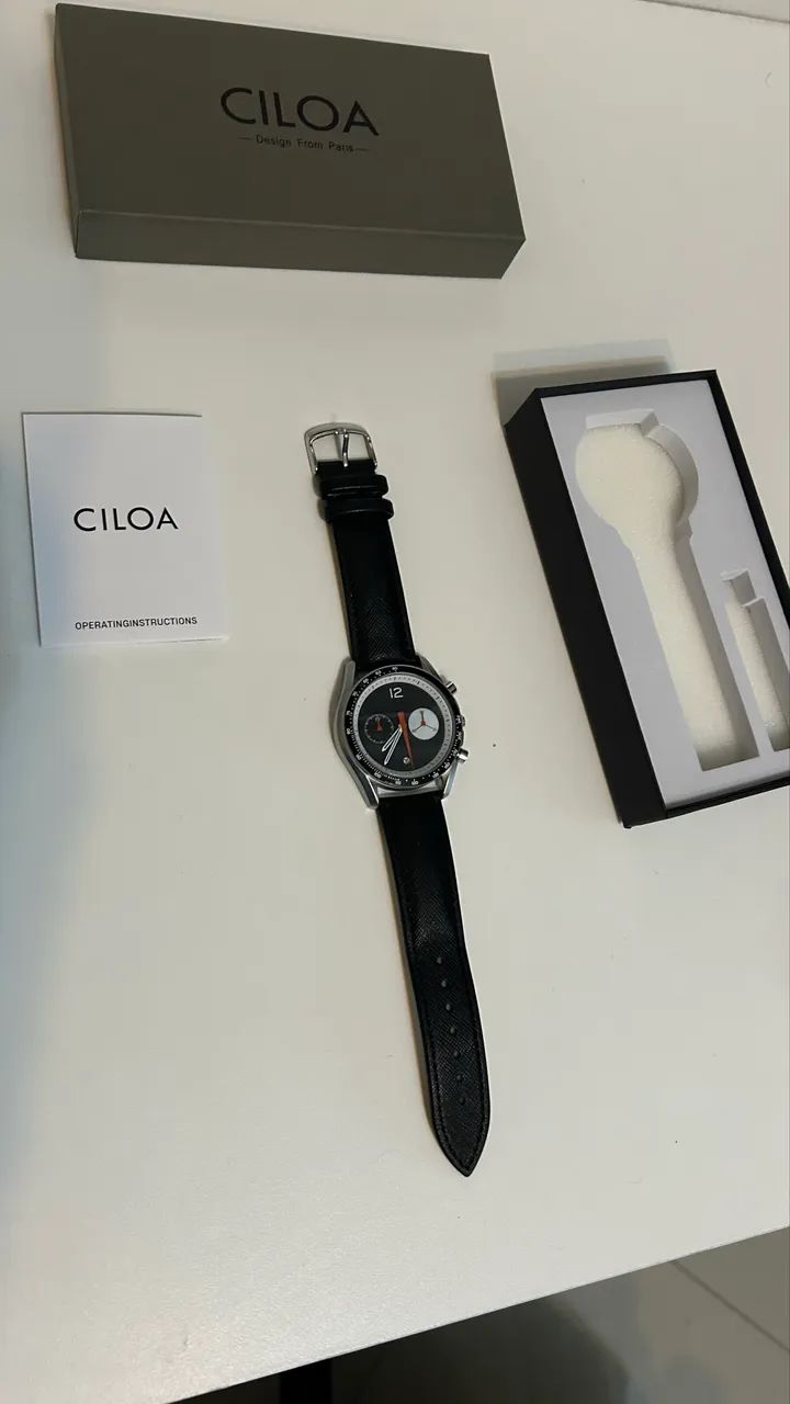 Relógio ciloa 507 quartz cronógrafo  - Foto 5
